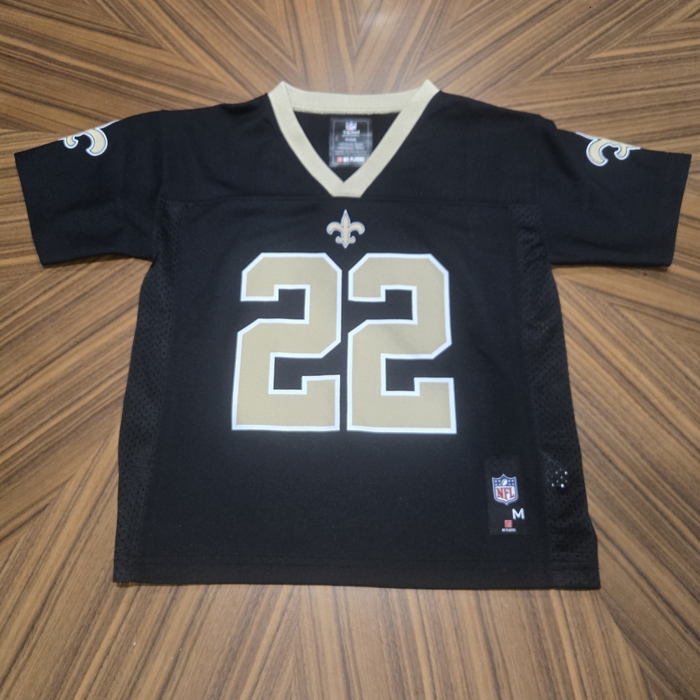 New Orleans Saints NFL Kids Black Gold  Jersey Mark Ingram #22 Medium 5/6 Youth